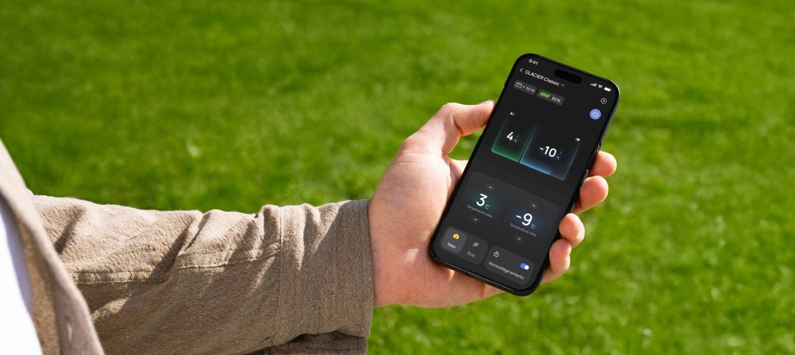 Température contrôlée depuis votre téléphone